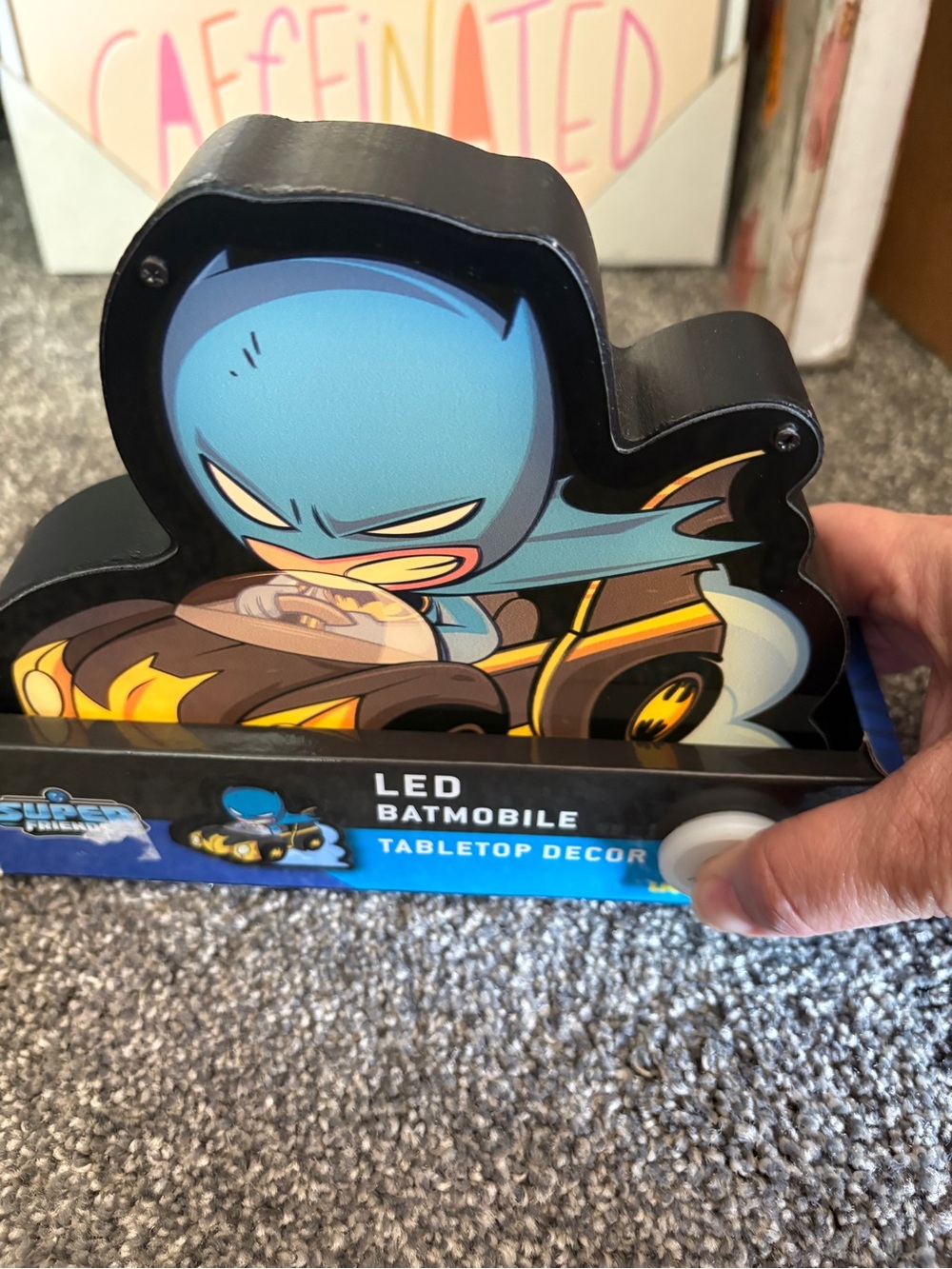 LED Batmobile Tabletop Decor - Blue - Picture 2 of 2